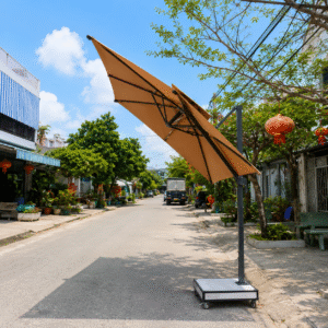 Dù đa năng vuông 3m 2 tầng tay quay
