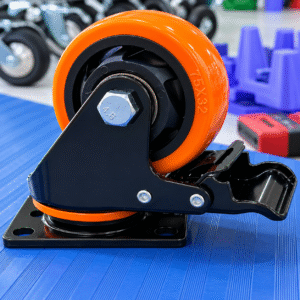 Bánh xe PVC cam