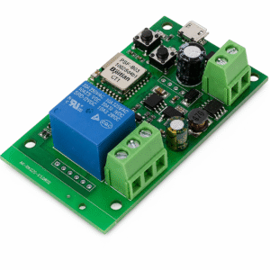 Mạch Wifi 1 kênh kết nối khóa từ, Access Control mở cửa từ xa qua điện thoại