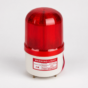 Đèn quay cảnh báo hình trụ đỏ 220V V48