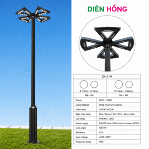 Đèn Led Sân Vườn Chiếu Sáng DH419