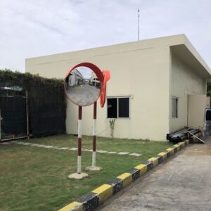 Gương cầu lồi ngoài trời 100cm bằng nhựa mặt mỏng